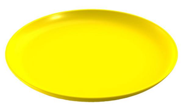 Essteller flach, 24cm, Valon gelb